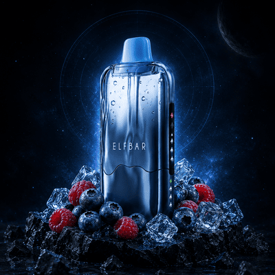 Elfbar Duke 35K na variacao Blue Razz Ice